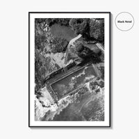 Yamba Black and White Fine Art Photo Print, Ocean Pool NSW Australia, Sydney Poster