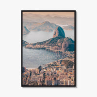 Rio de Janeiro Skyline Fine Art Photo Print, Brazil Wall Poster, Sugarloaf, Botafogo, Corcovado