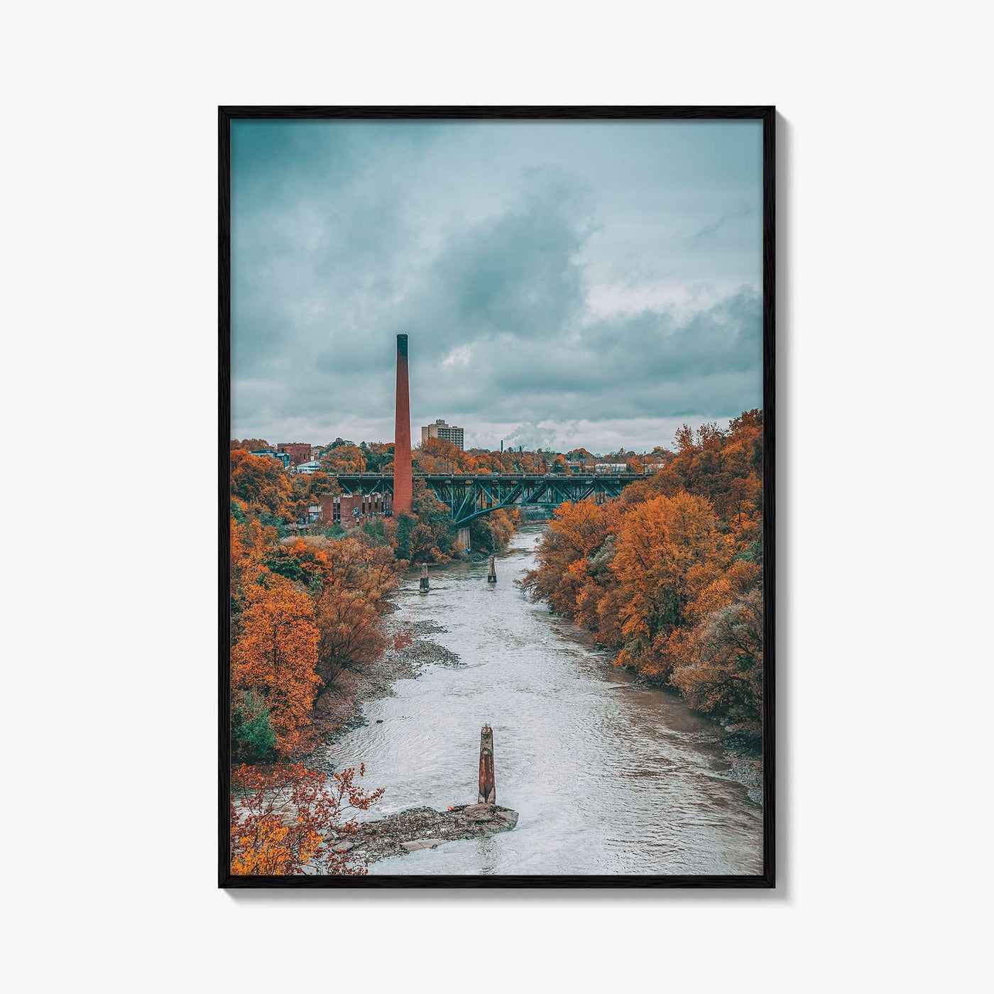 Rochester New York Fine Art Photo Print, Genesee River, Autumn, Wall Poster