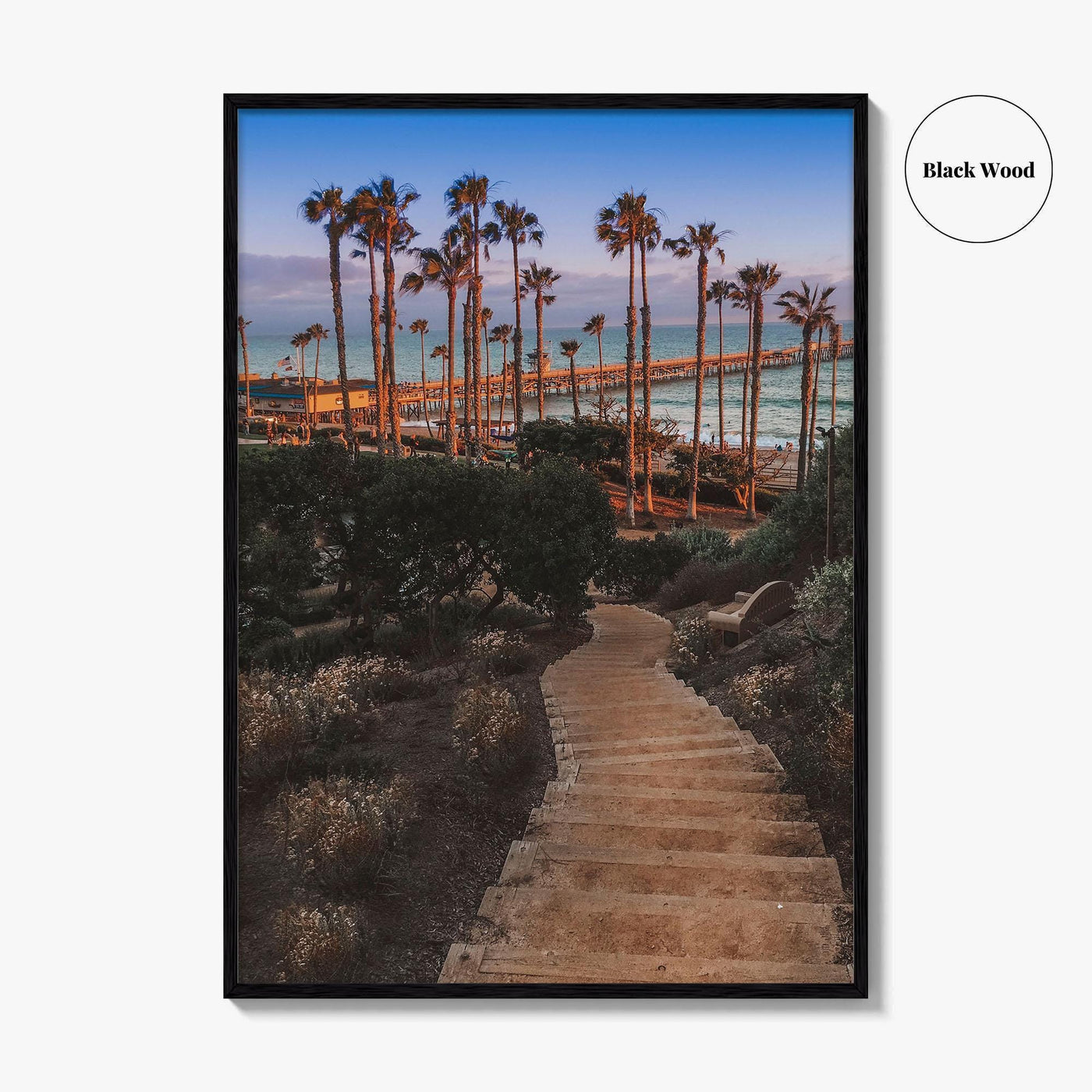 San Clemente Fine Art Photo Print, Pier, Orange County California USA Wall Decor Poster