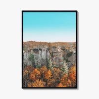 Red River Gorge Kentucky Fine Art Photo Print, Half Moon Rock, USA Poster