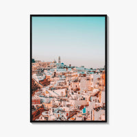 Santorini Fine Art Photo Print, Fira Thira Greece, Greek Island Wall Decor Poster
