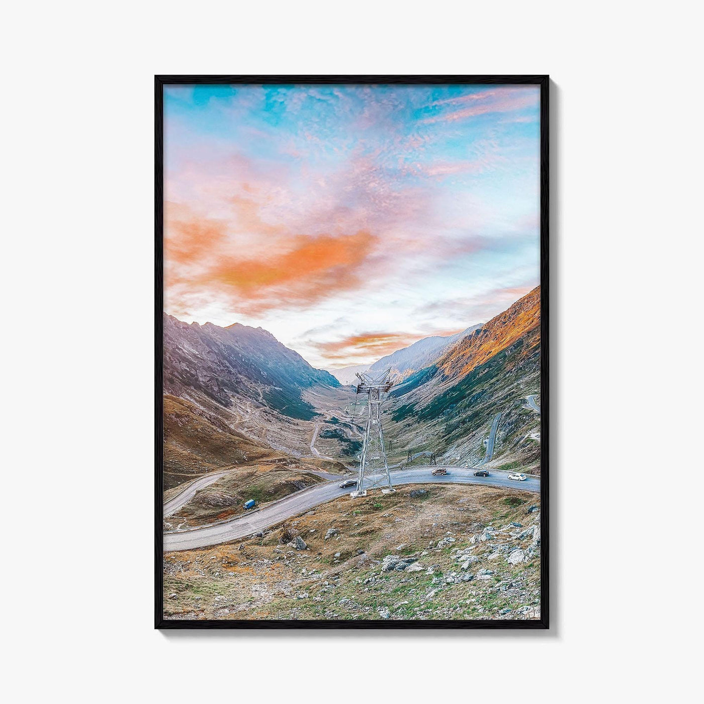 Transfagarasan Highway Fine Art Photo Print, Carpathian Mountains Romania Poster, Fagaras, Europe Wall Decor