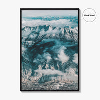 Salt Lake City Skyline Fine Art Photo Print, Utah, USA Wall Decor Poster, SLC