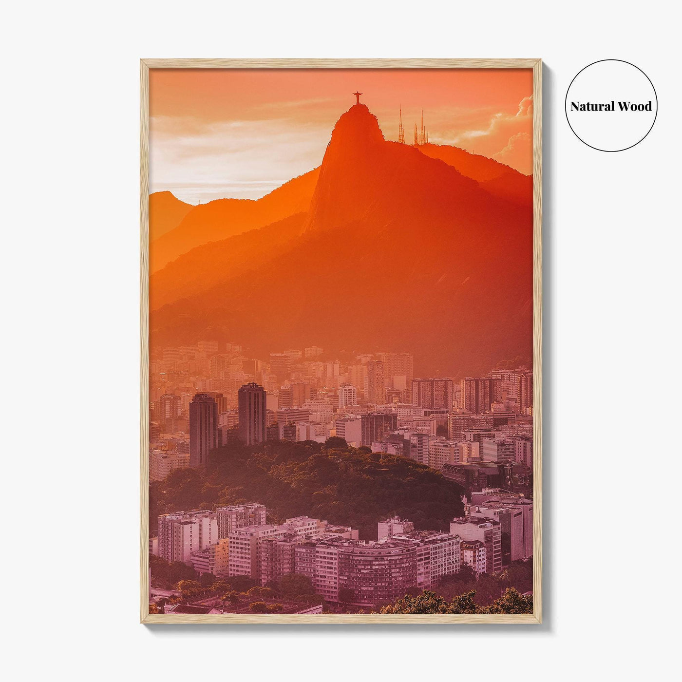 Rio de Janeiro Skyline Fine Art Photo Print, Botafogo, Guanabara Bay Brazil Poster,