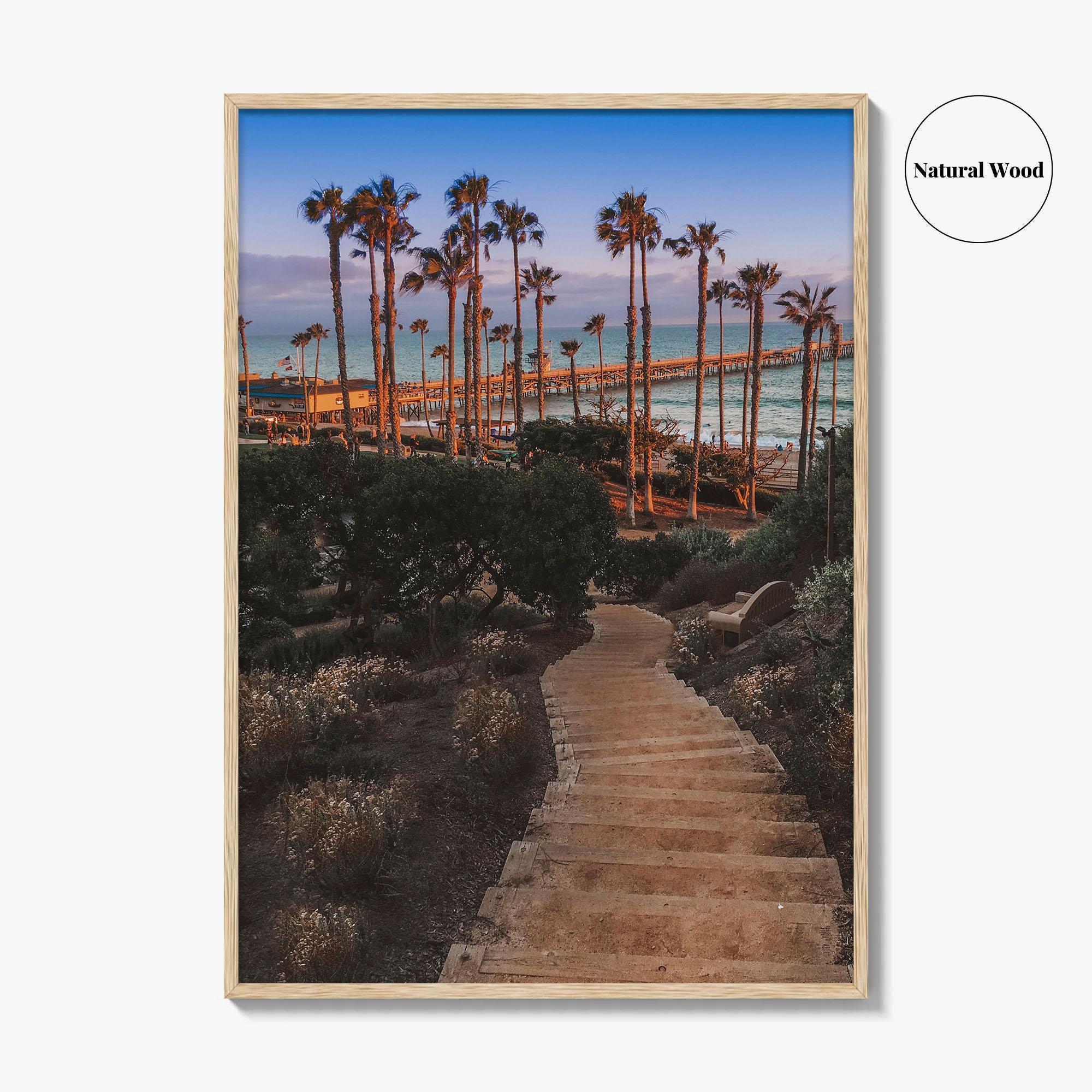 San Clemente Fine Art Photo Print, Pier, Orange County California USA Wall Decor Poster