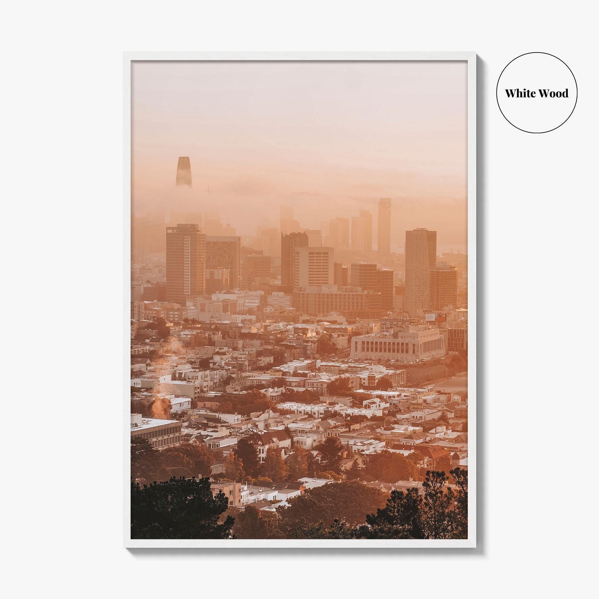 San Francisco Skyline Fine Art Photo Print, Wall Poster, California, USA, Bay Area