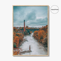 Rochester New York Fine Art Photo Print, Genesee River, Autumn, Wall Poster