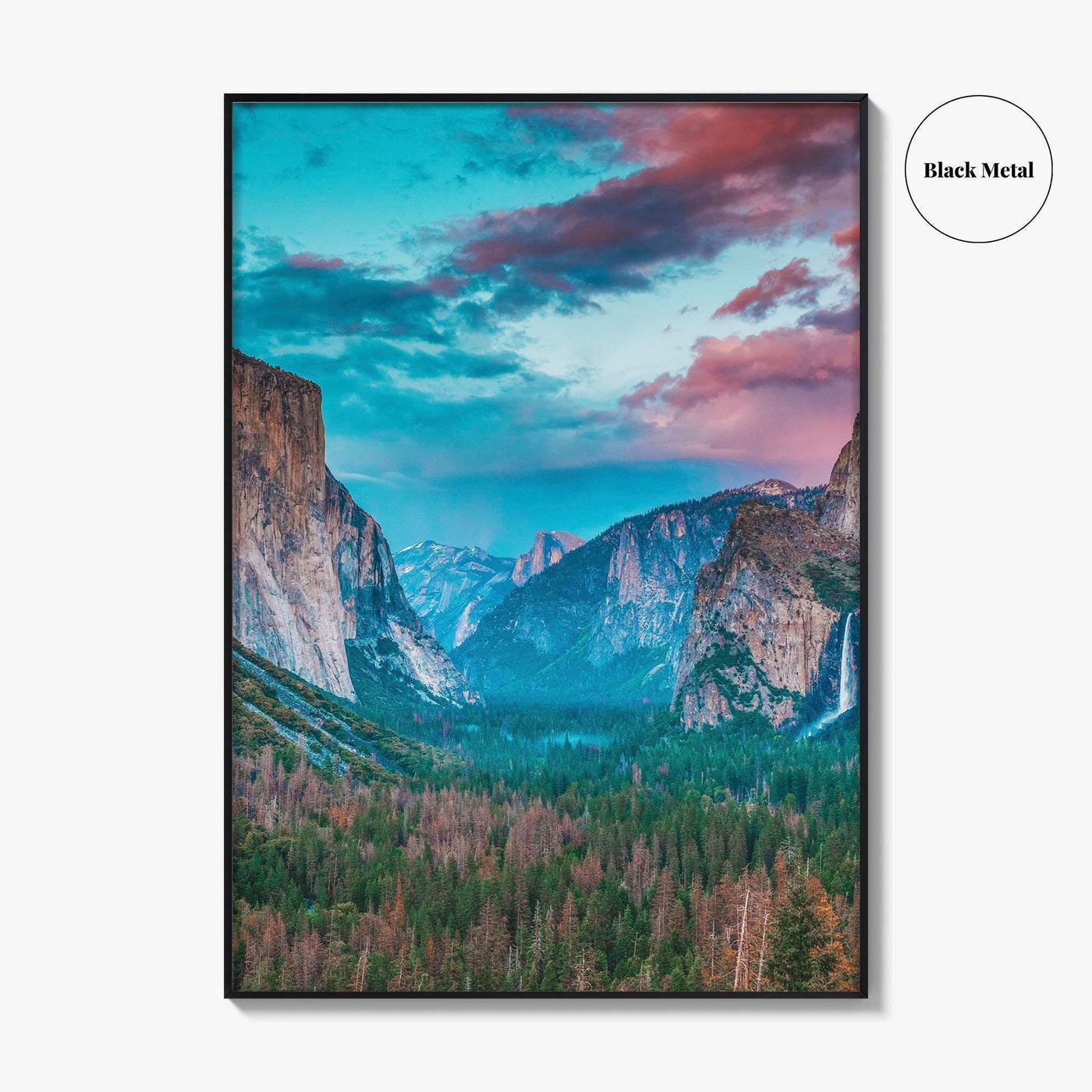 Yosemite National Park Fine Art Photo Print, Tunnel View, Sierra Nevada, California USA Poster