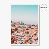 Santorini Fine Art Photo Print, Fira Thira Greece, Greek Island Wall Decor Poster