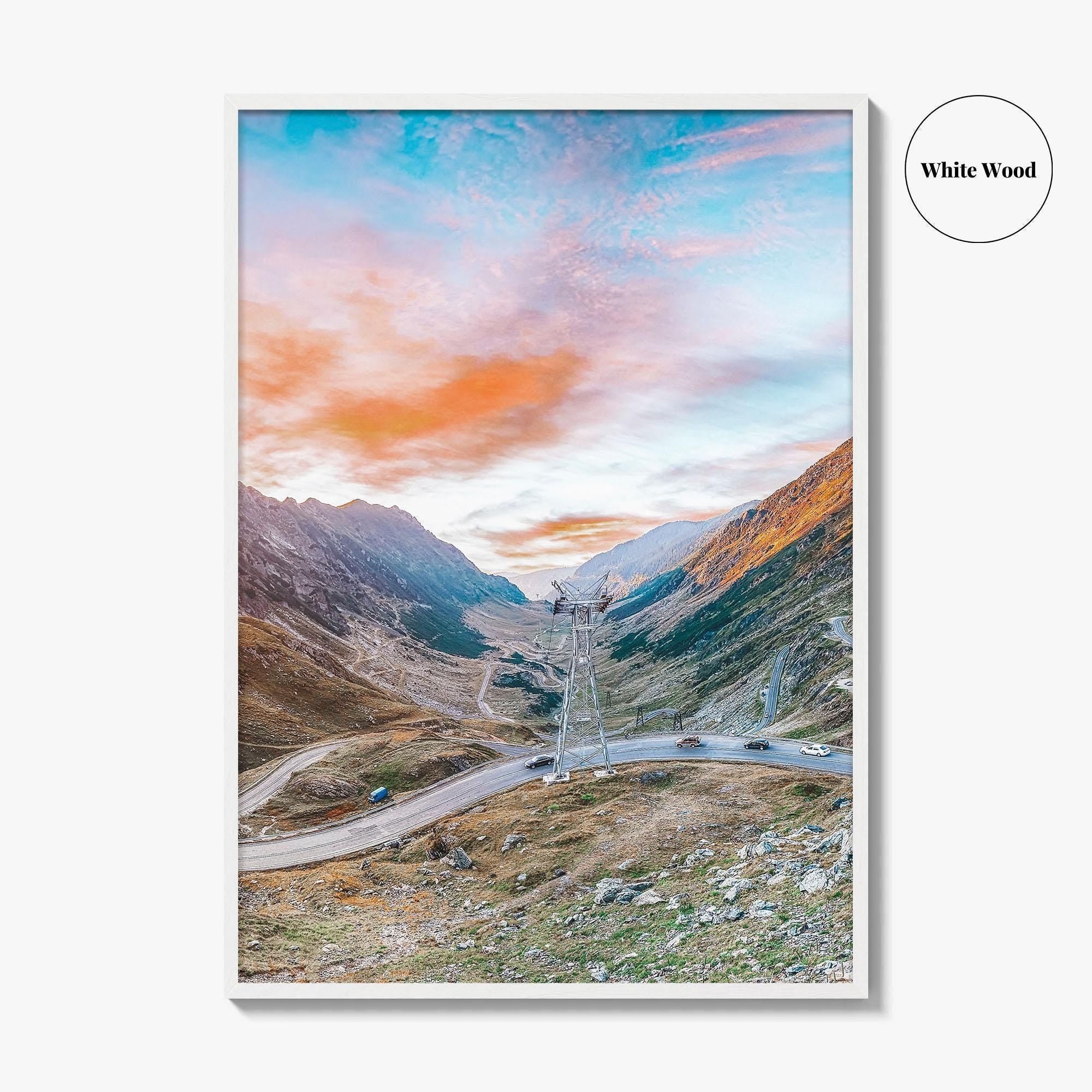 Transfagarasan Highway Fine Art Photo Print, Carpathian Mountains Romania Poster, Fagaras, Europe Wall Decor