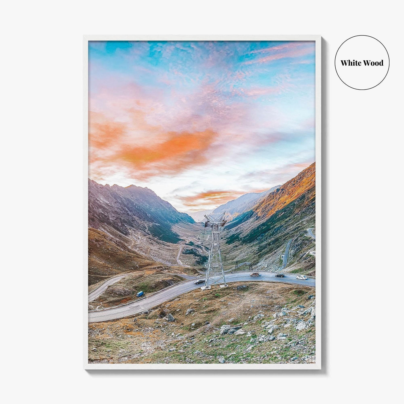 Transfagarasan Highway Fine Art Photo Print, Carpathian Mountains Romania Poster, Fagaras, Europe Wall Decor