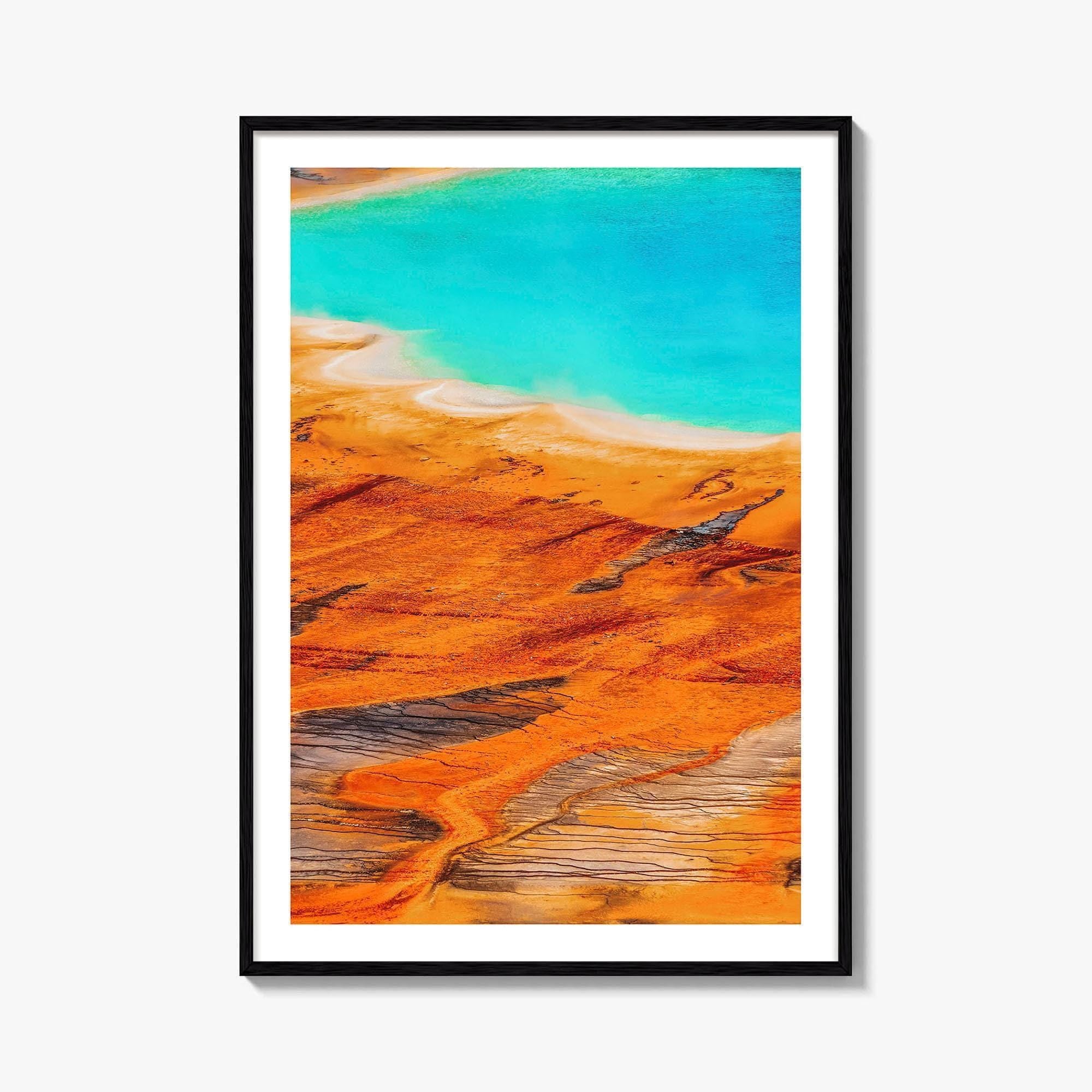 Yellowstone National Park Fine Art Photo Print, Grand Prismatic Spring, Wyoming USA Poster