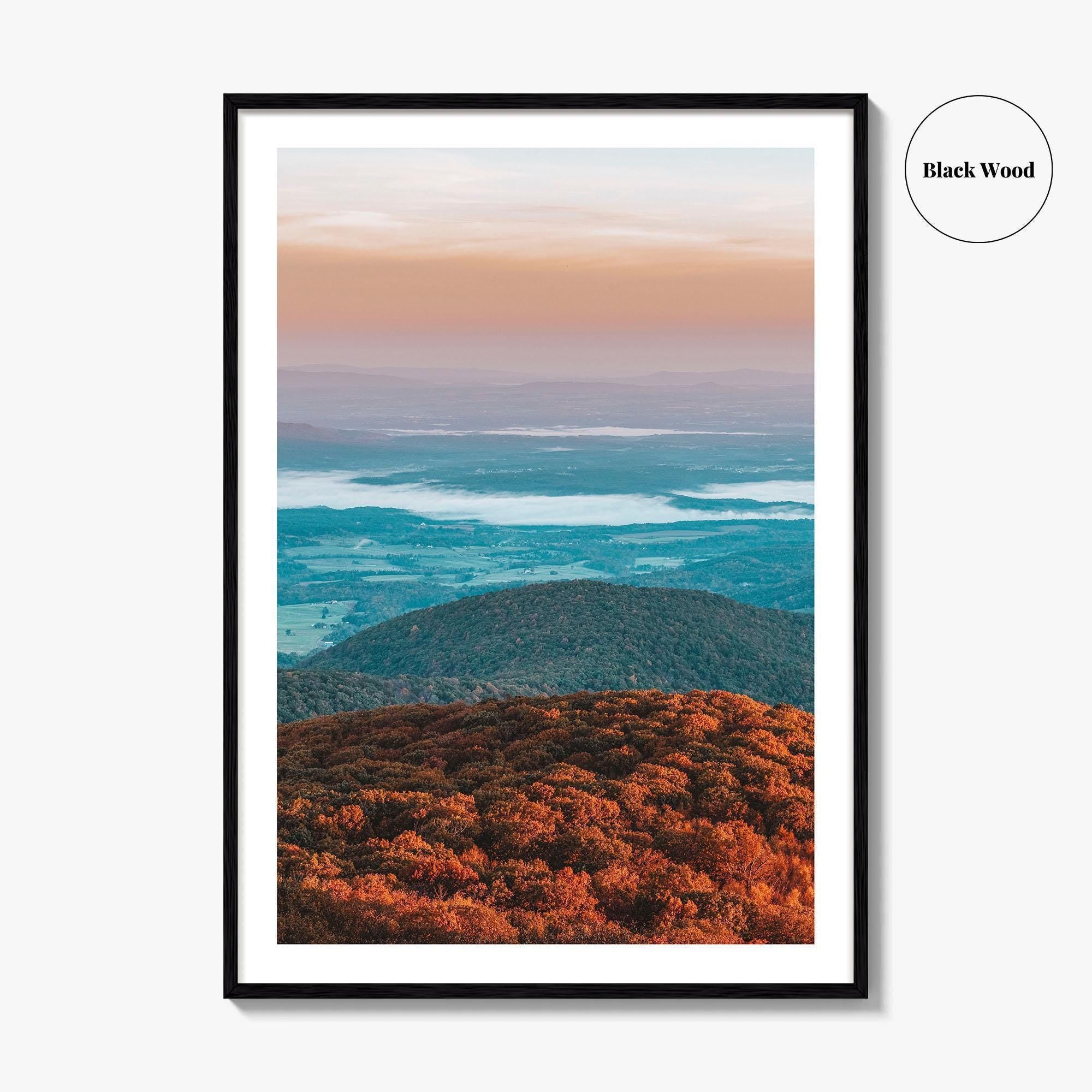 Shenandoah National Park Skyline Fine Art Photo Print, Drive, Hogback Overlook, Virginia, USA