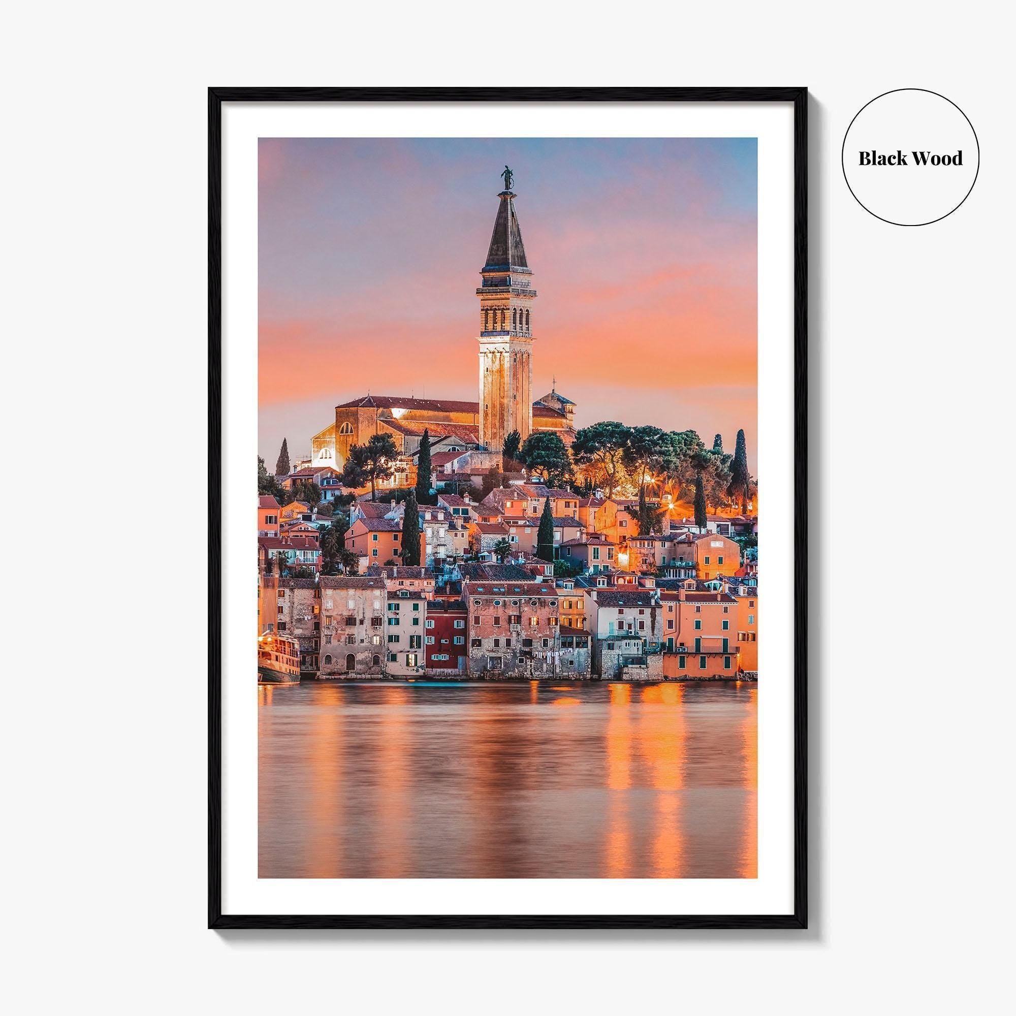 Rovinj Fine Art Photo Print, Istria Croatia, Adriatic Sea Rovigno Wall Decor Poster