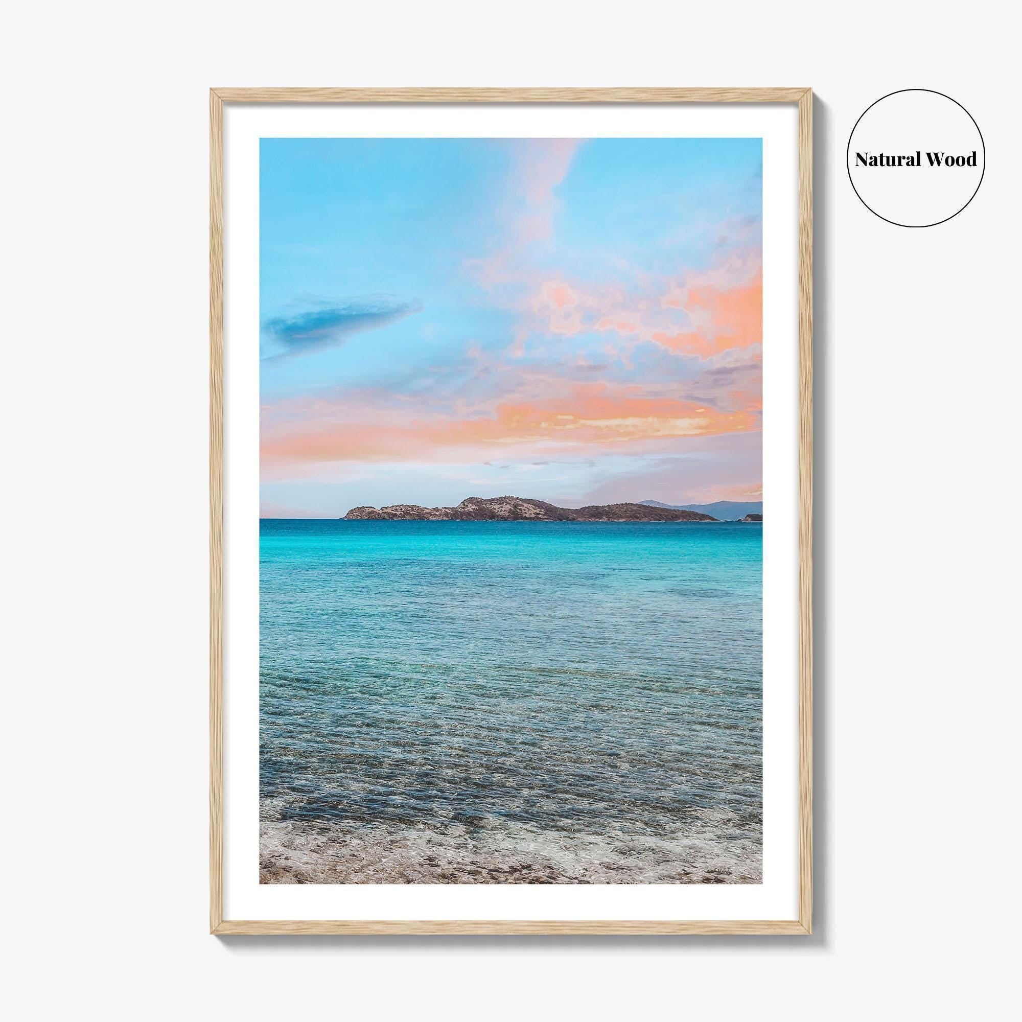 Saint Thomas Turquoise Fine Art Photo Print, Sapphire Beach, US Virgin Islands Wall Poster