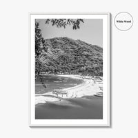 Yelapa Black and White Fine Art Photo Print, Riviera Nayarit, Mexico, Puerto Vallarta Poster