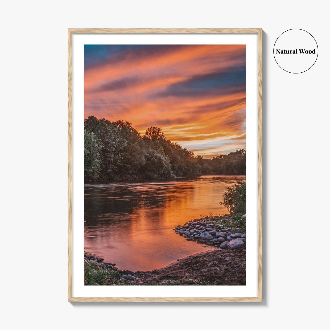 Walnutport Pennsylvania Fine Art Photo Print, Lehigh River, Northampton County, Wall Poster, USA