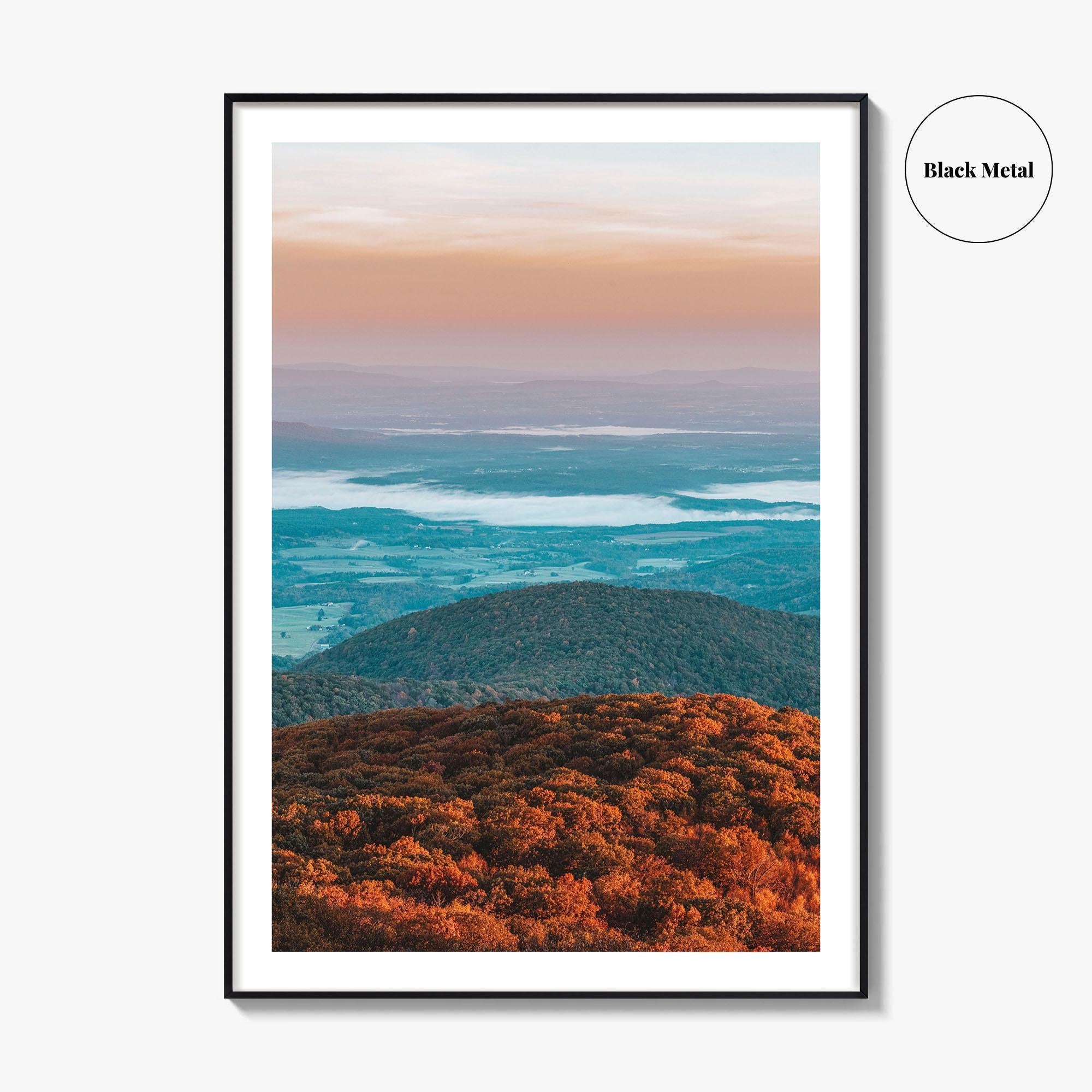 Shenandoah National Park Skyline Fine Art Photo Print, Drive, Hogback Overlook, Virginia, USA