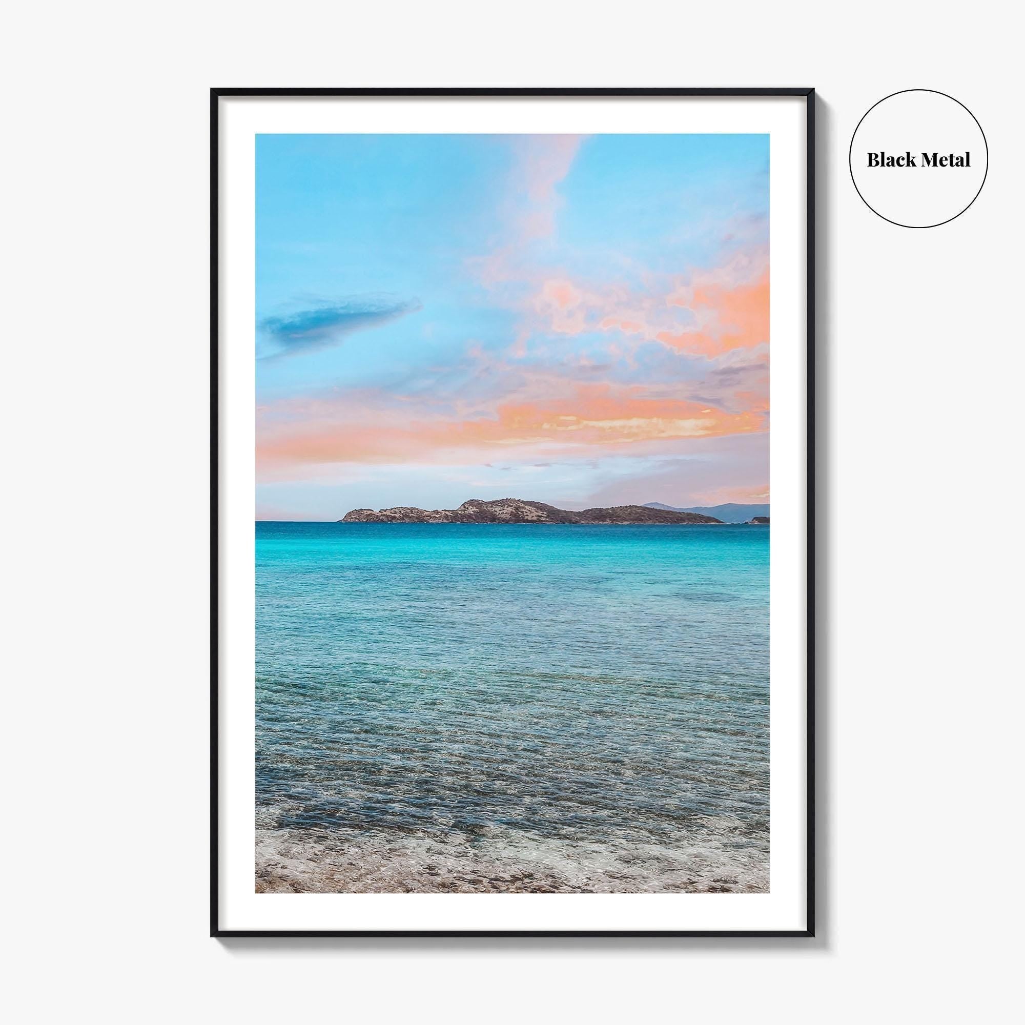 Saint Thomas Turquoise Fine Art Photo Print, Sapphire Beach, US Virgin Islands Wall Poster