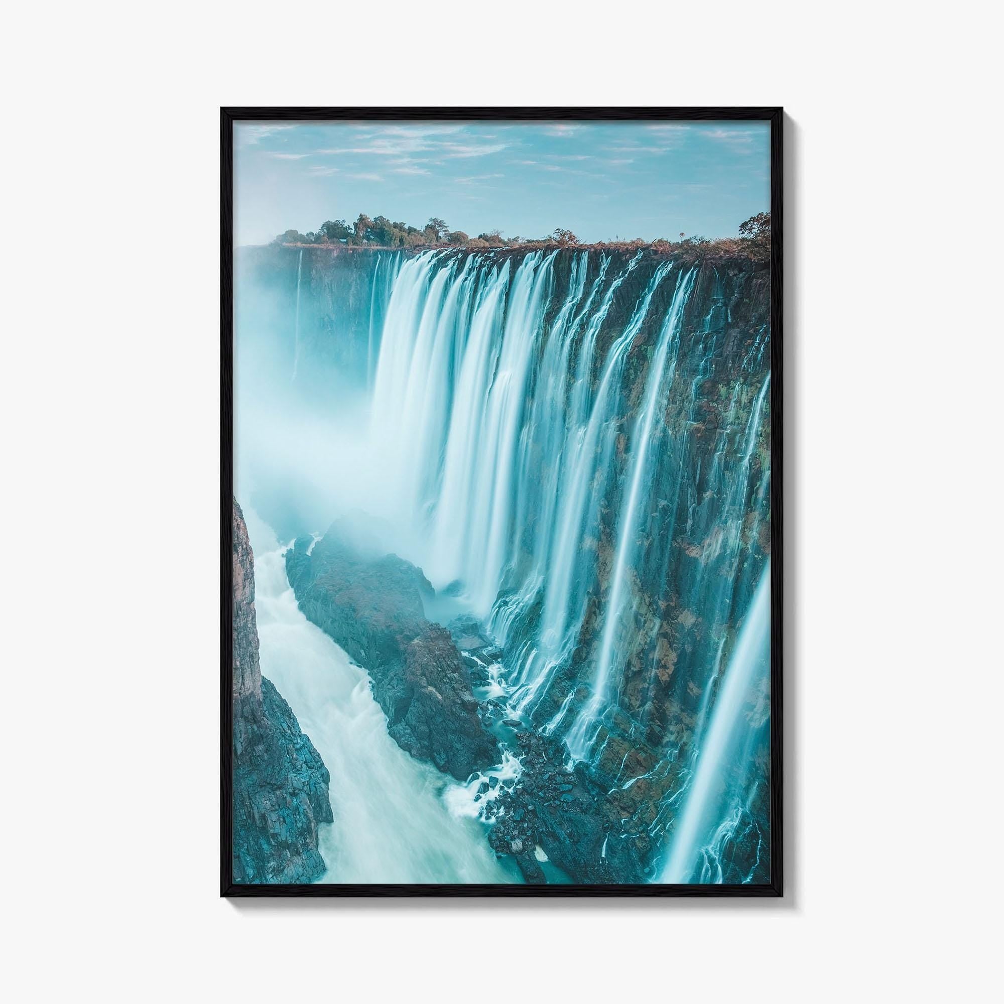Victoria Falls Fine Art Photo Print, Zambia, Zimbabwe, Zambezi River, Livingstone Photo Poster