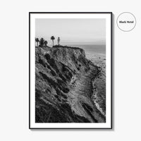 Rancho Palos Verdes Black and White Fine Art Photo Print, Point Vicente Lighthouse Poster