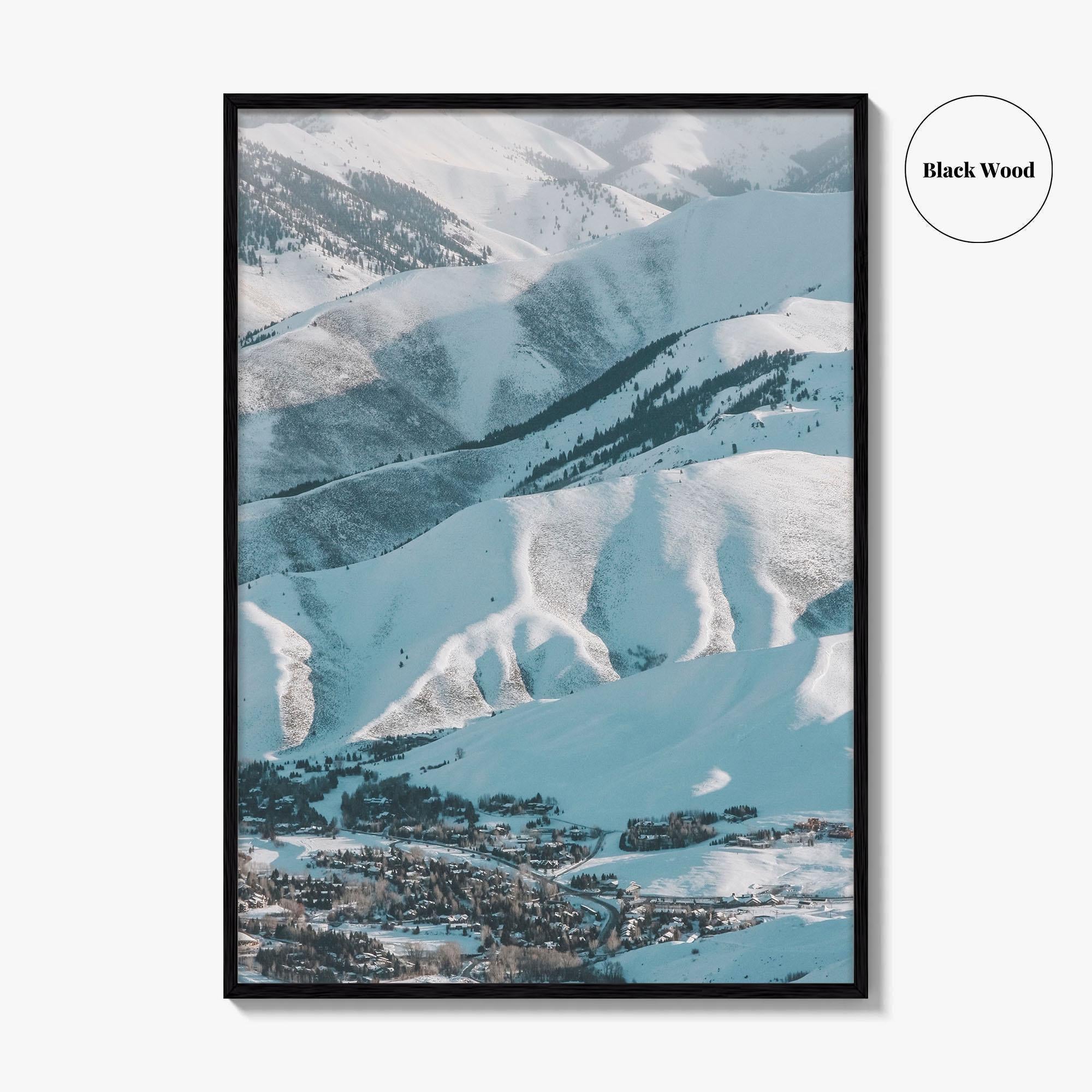 Sun Valley Fine Art Photo Print, Idaho, Ketchum, USA, Wall Decor, Poster