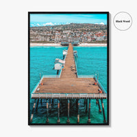 San Clemente Fine Art Photo Print, Pier Aerial, Orange County California USA