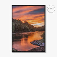 Walnutport Pennsylvania Fine Art Photo Print, Lehigh River, Northampton County, Wall Poster, USA