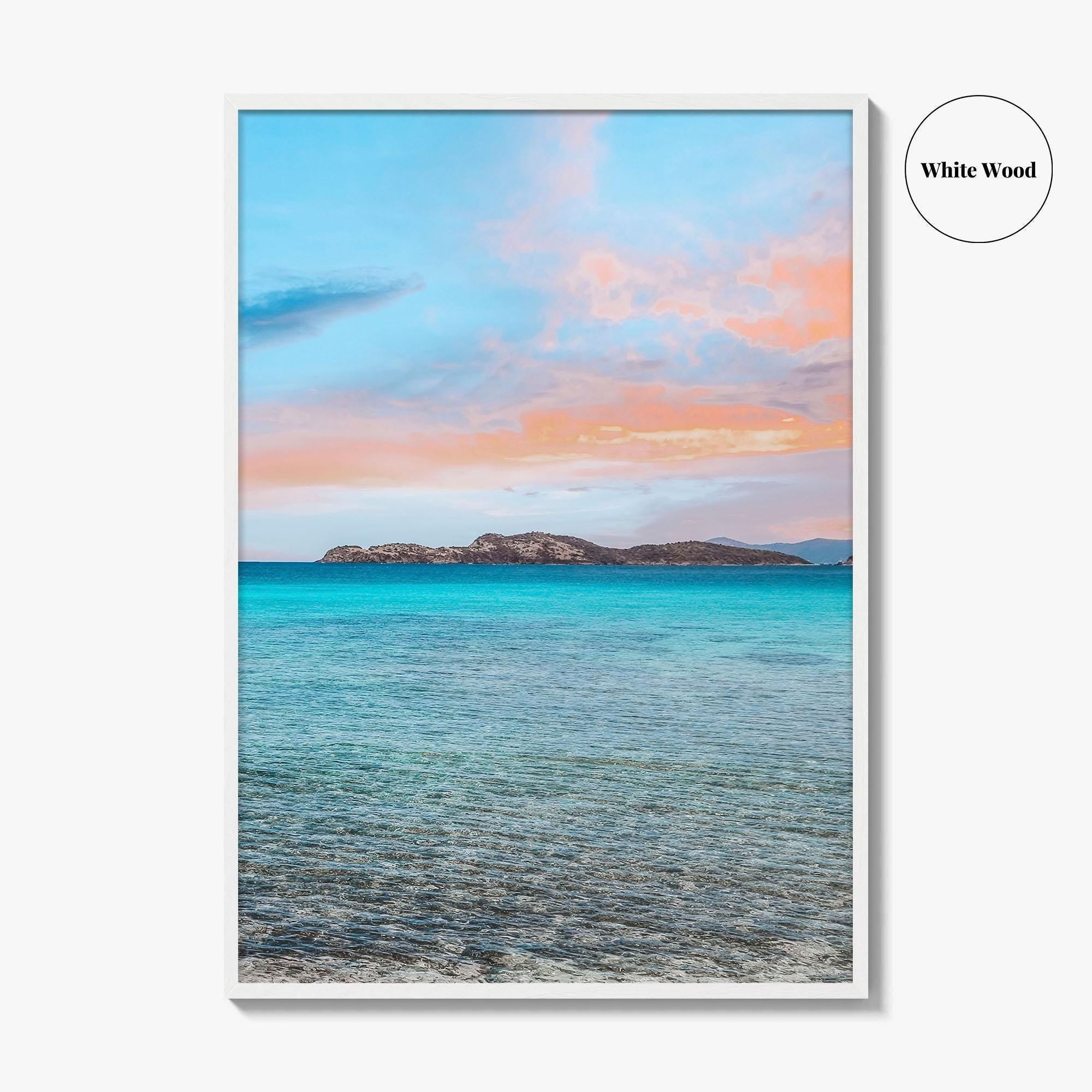 Saint Thomas Turquoise Fine Art Photo Print, Sapphire Beach, US Virgin Islands Wall Poster