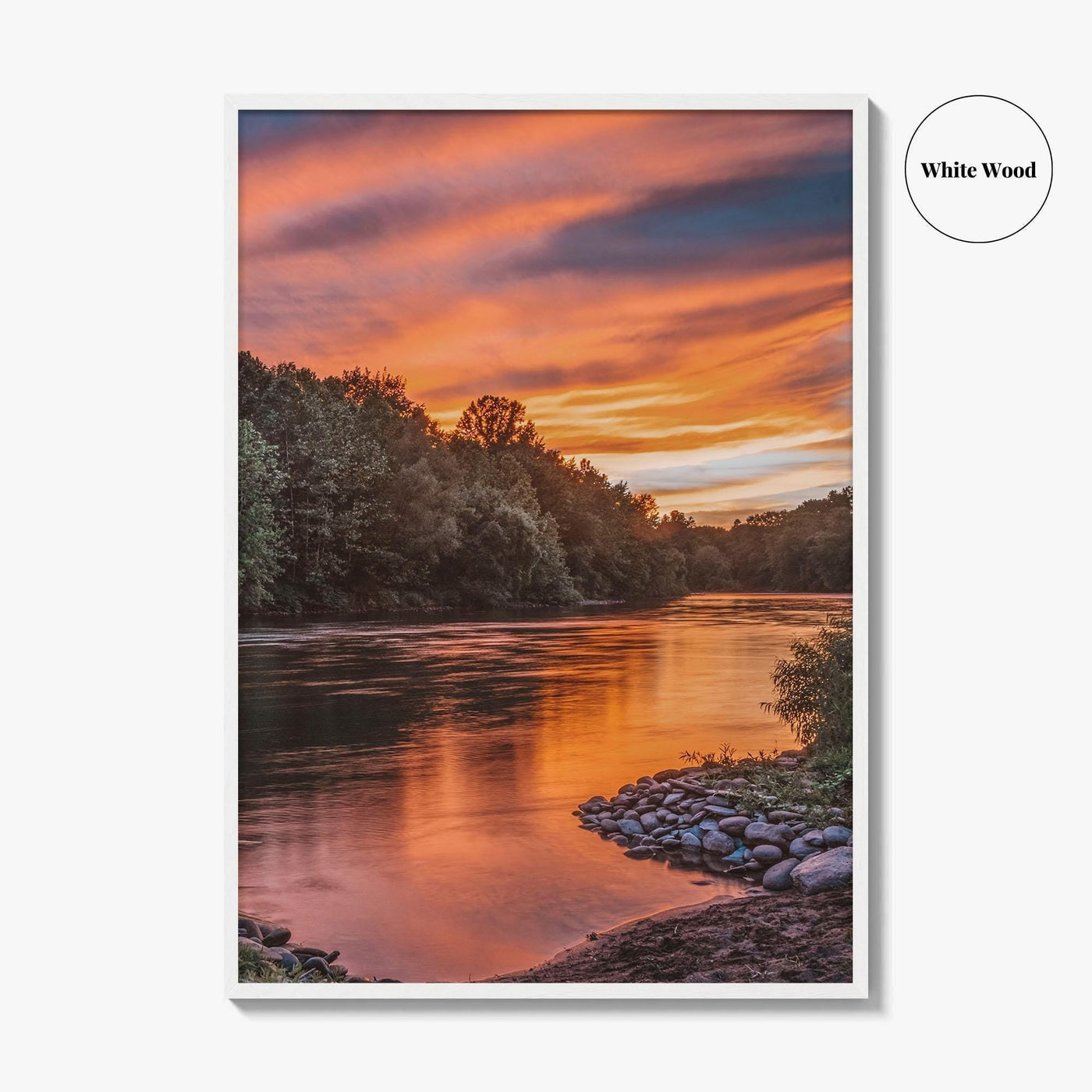 Walnutport Pennsylvania Fine Art Photo Print, Lehigh River, Northampton County, Wall Poster, USA