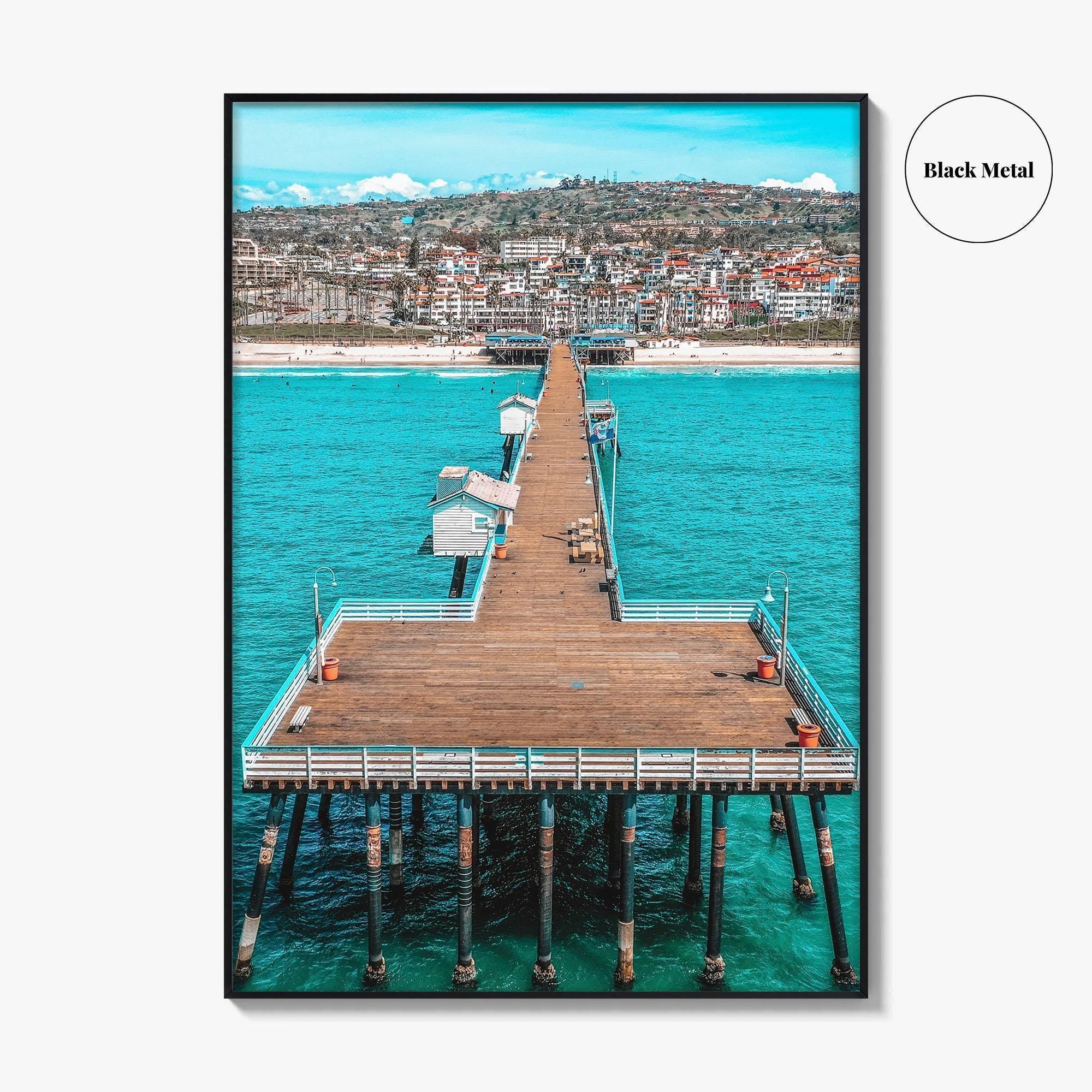 San Clemente Fine Art Photo Print, Pier Aerial, Orange County California USA