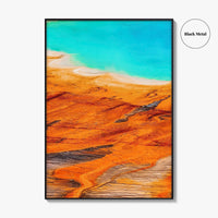 Yellowstone National Park Fine Art Photo Print, Grand Prismatic Spring, Wyoming USA Poster