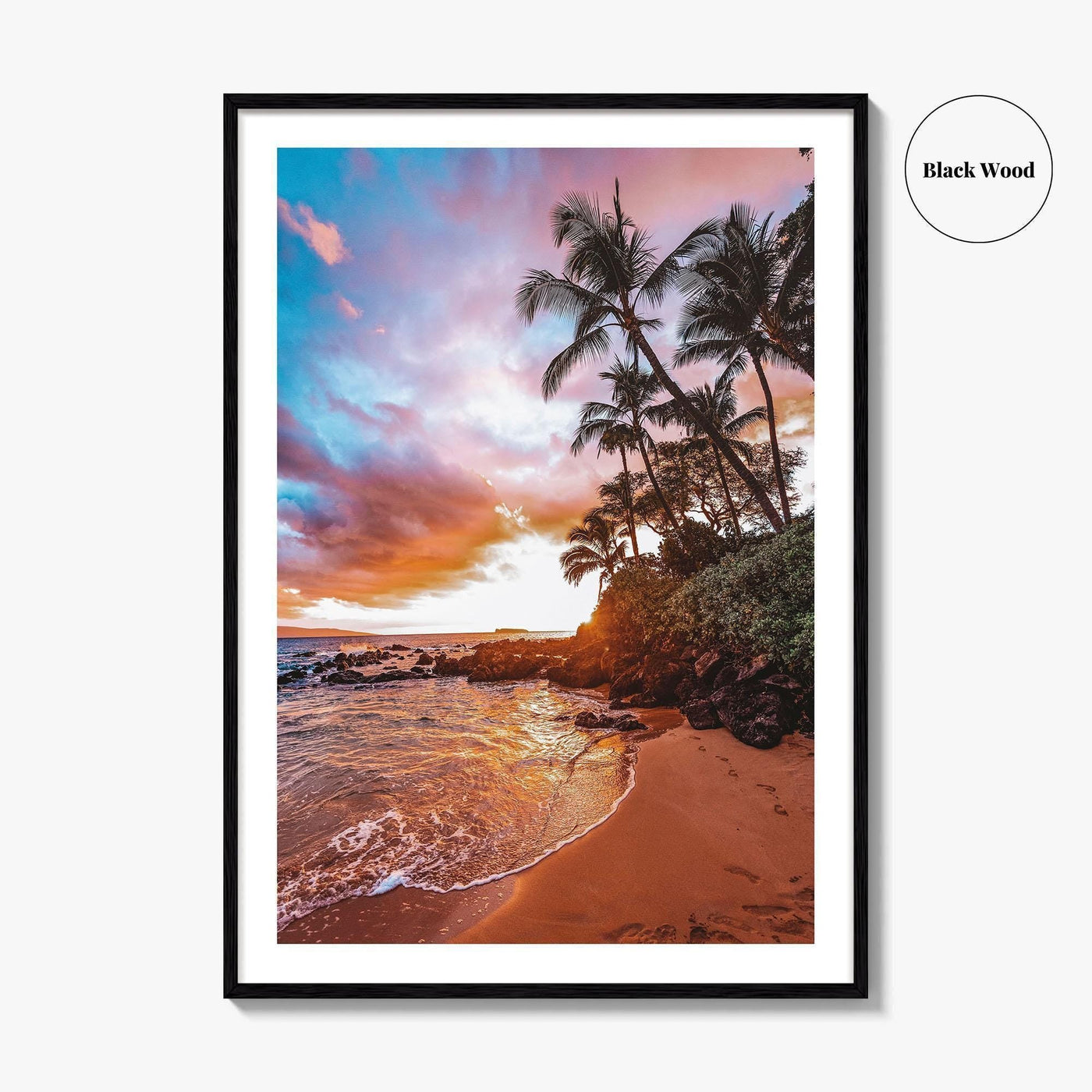 Maui Hawaii Fine Art Photo Print, Secret Beach, Wailea Makena, Coastal Poster, Wall Decor