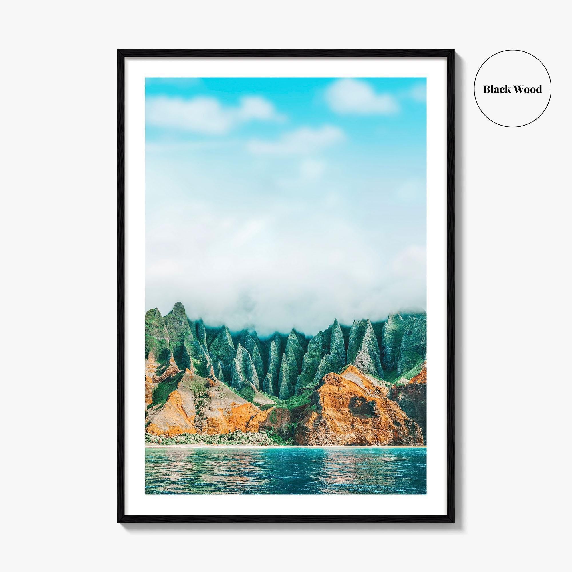 Kauai Fine Art Photo Print, Na Pali Coast Hawaii USA, Wall Decor Poster