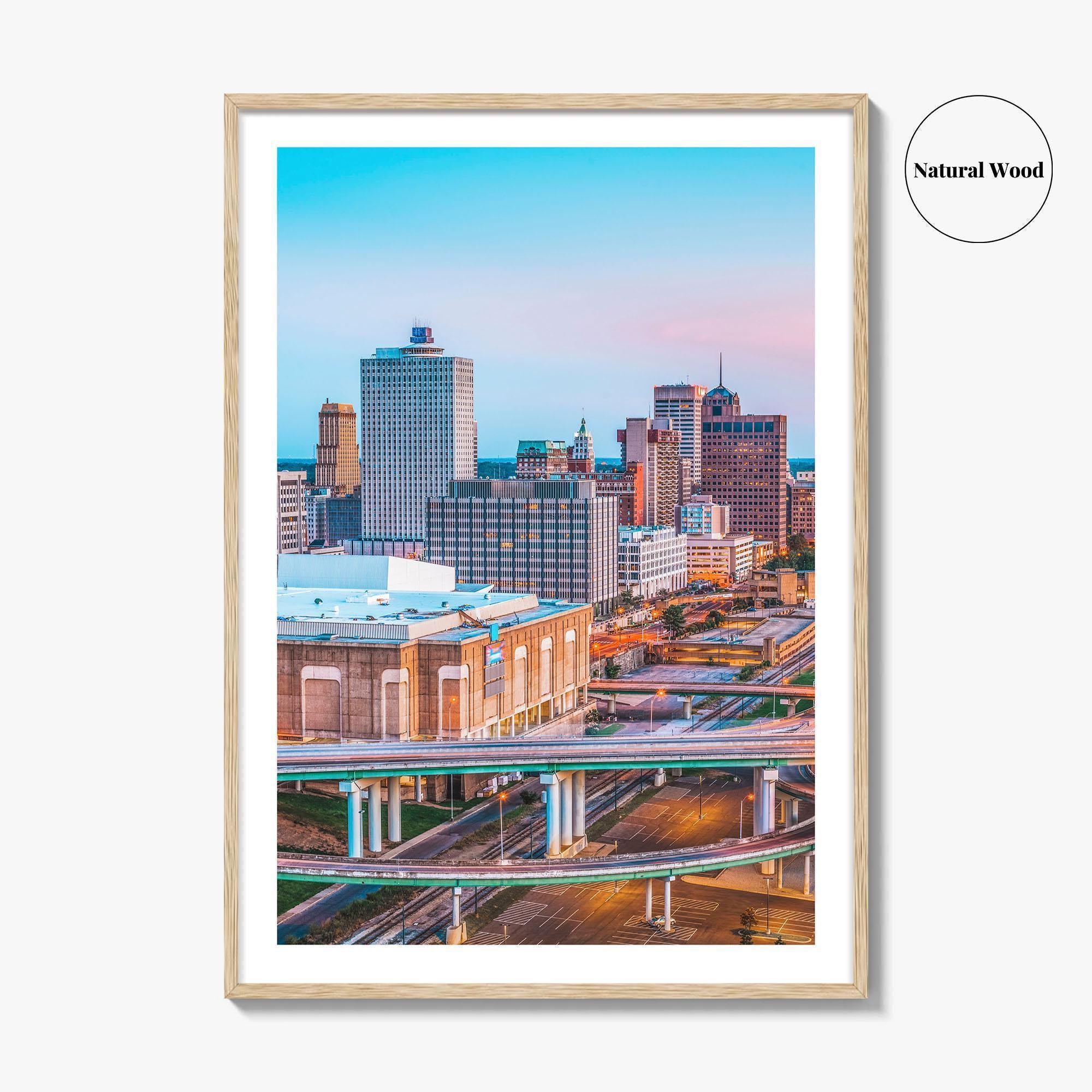 Memphis Skyline Fine Art Photo Print, Downtown, Tennessee USA, Wall Poster