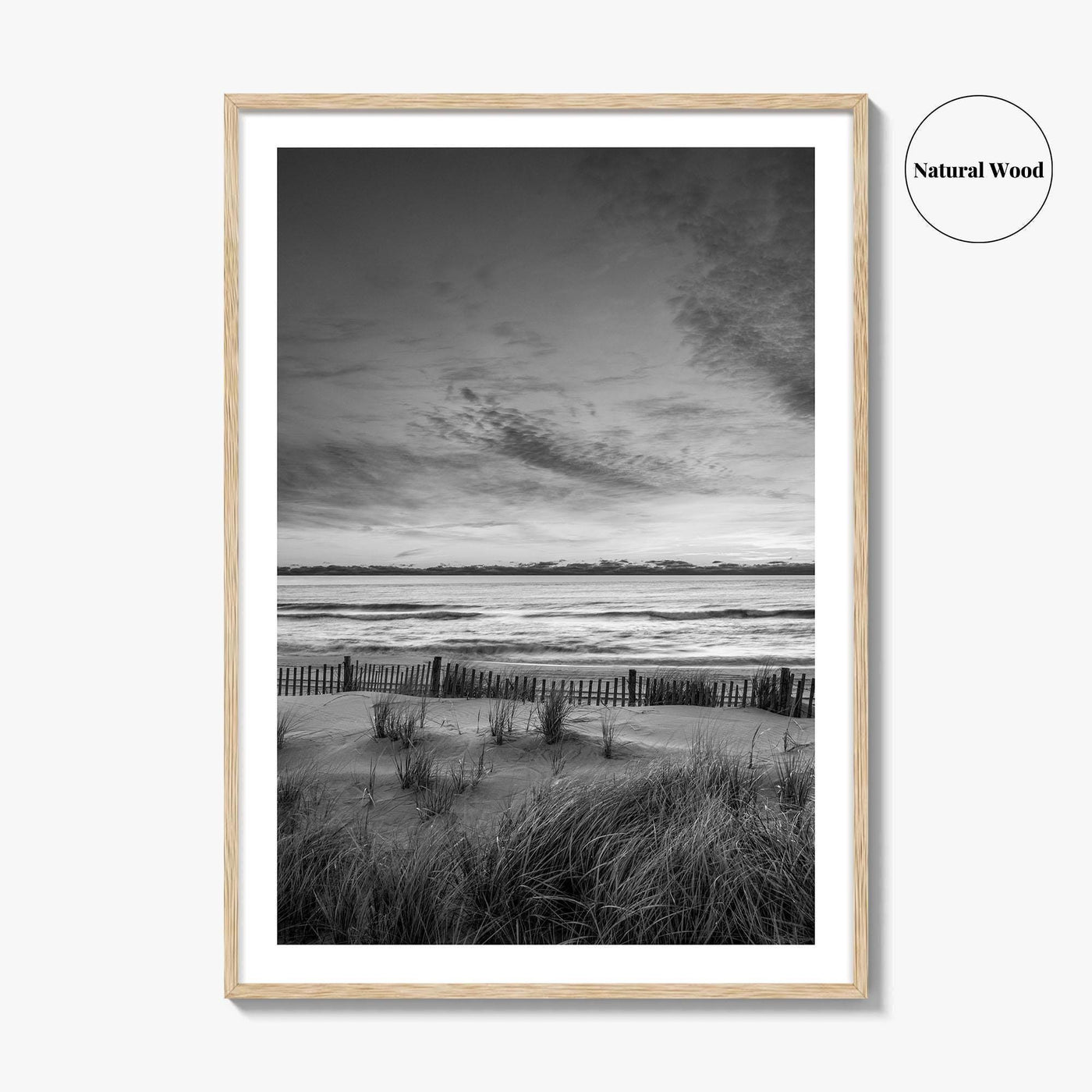 Long Beach Island Black and White Fine Art Photo Print, Beach Haven NJ Poster