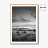 Long Beach Island Black and White Fine Art Photo Print, Beach Haven NJ Poster