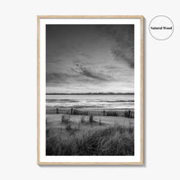 Long Beach Island Black and White Fine Art Photo Print, Beach Haven NJ Poster