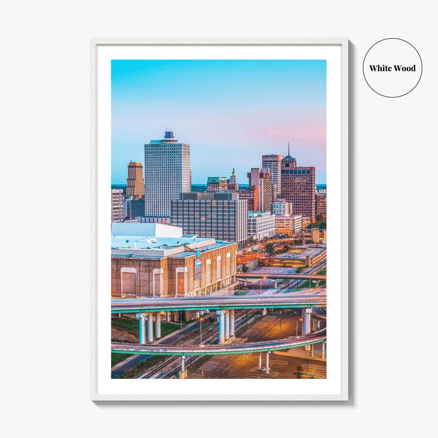 Memphis Skyline Fine Art Photo Print, Downtown, Tennessee USA, Wall Poster