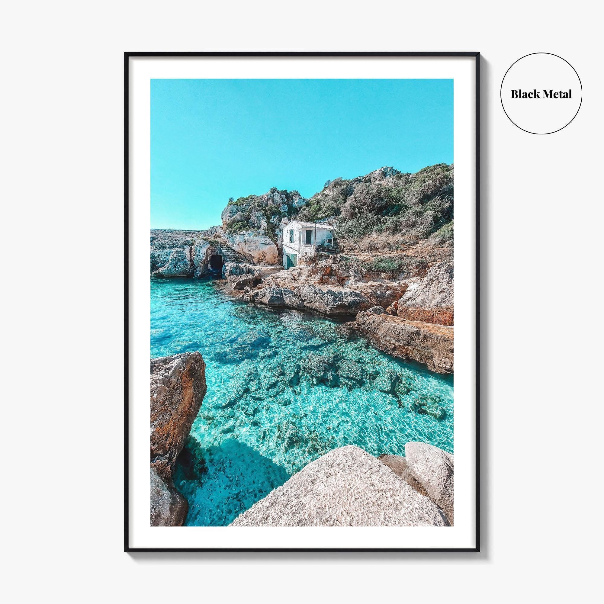 Menorca Turquoise Fine Art Photo Print, Balearic Islands Spain Wall Decor, Beach Poster, Minorca
