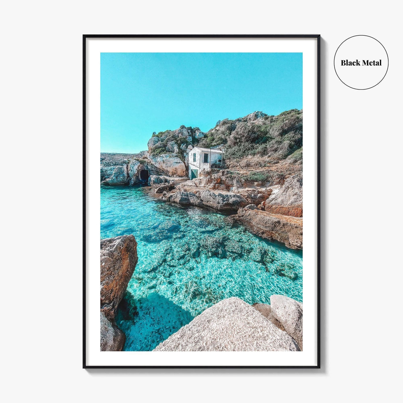 Menorca Turquoise Fine Art Photo Print, Balearic Islands Spain Wall Decor, Beach Poster, Minorca