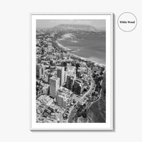 Lima Black and White Fine Art Photo Print, Miraflores Peru Poster