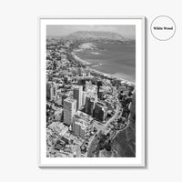 Lima Black and White Fine Art Photo Print, Miraflores Peru Poster