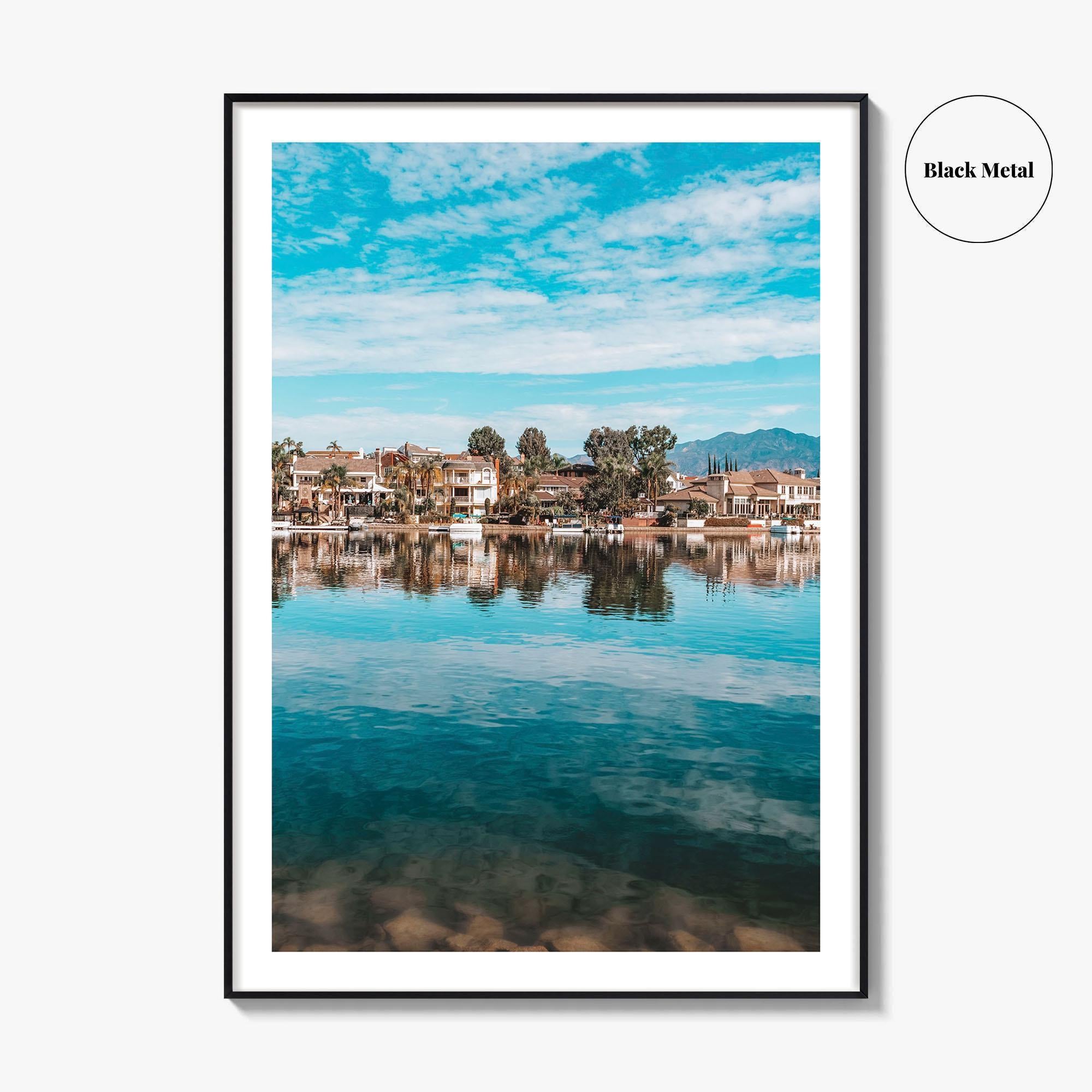 Lake Mission Viejo Fine Art Photo Print, Orange County California Wall Poster, USA