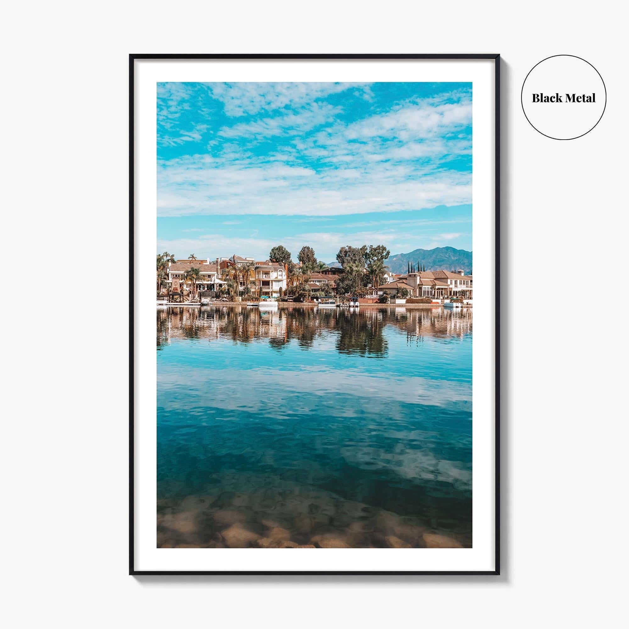 Lake Mission Viejo Fine Art Photo Print, Orange County California Wall Poster, USA