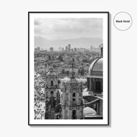 Mexico City Black and White Fine Art Photo Print, Basilica Guadalupe Mexico Poster