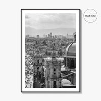 Mexico City Black and White Fine Art Photo Print, Basilica Guadalupe Mexico Poster