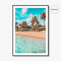 Maldives Fine Art Photo Print, Tropical Island Beach Wall Decor, Indian Ocean Poster