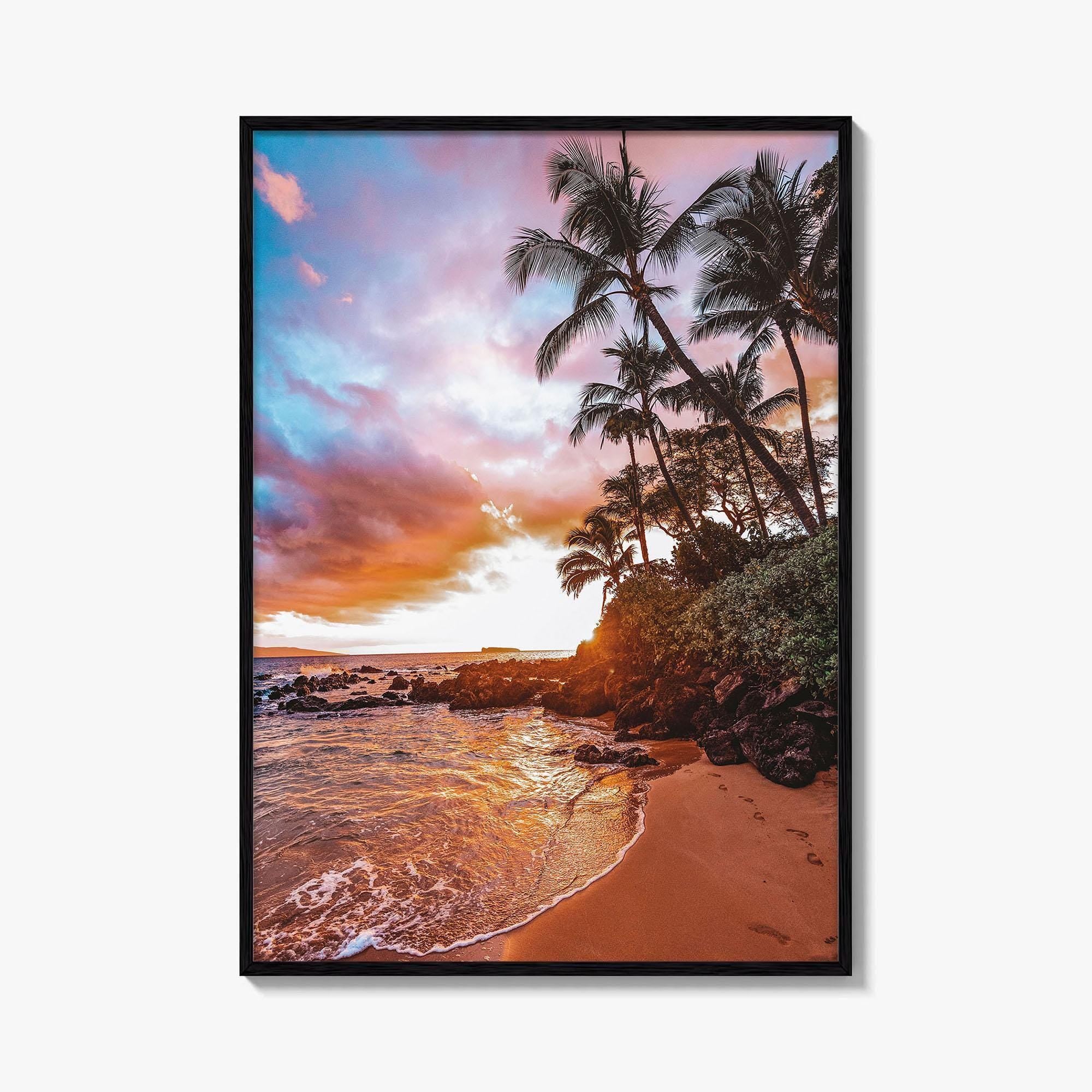Maui Hawaii Fine Art Photo Print, Secret Beach, Wailea Makena, Coastal Poster, Wall Decor